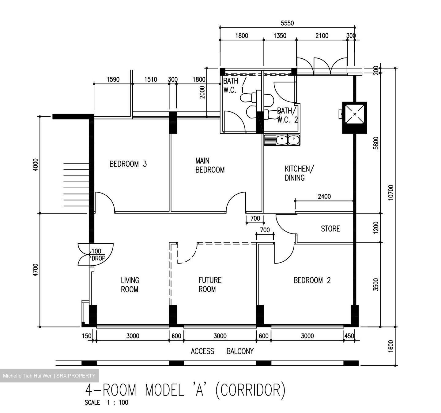 Blk 711 Jurong West Street 71 (Jurong West), HDB 4 Rooms #588895871